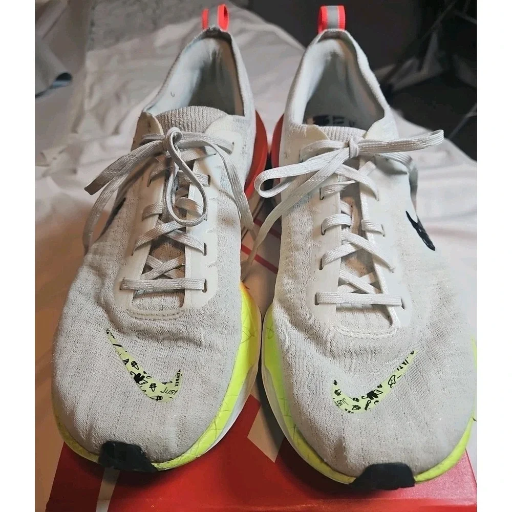 Nike Zoomx Invincible Run FK 3 HF4915-100 Elite Men's Shoes Size 11 White - Picture 10 of 10